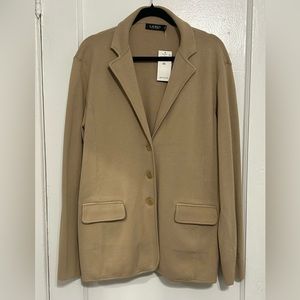 Lauren Ralph Lauren Sweater-Knit Blazer, XXL
